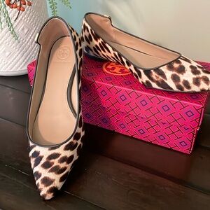 Tory Burch Leopard Print Flats